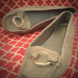 NWOT Ralph Lauren Suede Mocassins